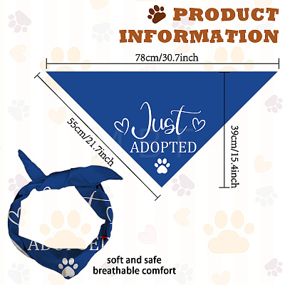 Cotton Dog's Kerchief AJEW-WH0503-021-1