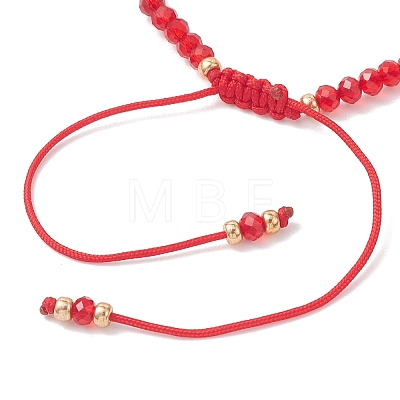 2Pcs Adjustable Glass Seed Beads & Glass Beads Braided Bead Bracelets Set BJEW-MZ00287-01-1