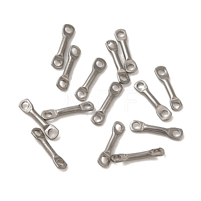 Non-Tarnish 304 Stainless Steel Connector Charms STAS-Q323-04A-P-1