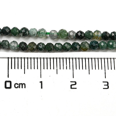 Natural Moss Agate Beads Strands X-G-K020-3mm-32-1