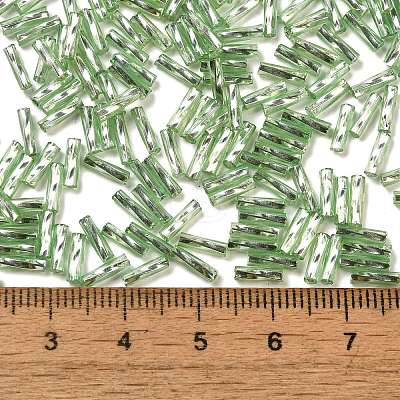 Glass Twist Bugle Beads SEED-C004-06B-1