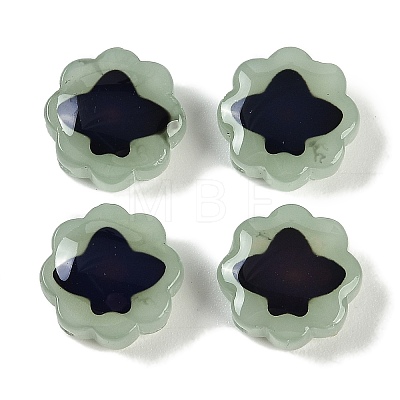 Two Tone Glass Beads GLAA-Z007-07C-1