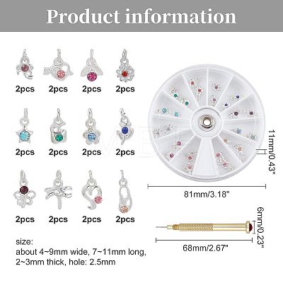 Alloy Manual Nail Art Punch Tools MRMJ-WH0073-39-1