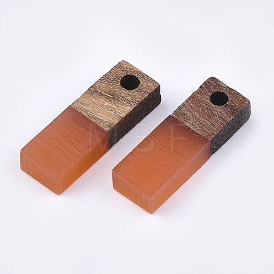 Resin & Wood Pendants X-RESI-S358-19J-1