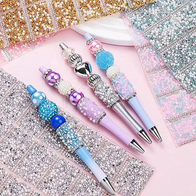 Resin Rhinestone Beads RESI-PA0001-44B-1
