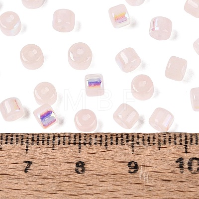 FGB Imitation Jade Colours Glass Seed Beads SEED-Q040-07A-C02-1
