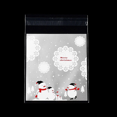 Christmas Theme Plastic Bakeware Bag OPP-Q004-04D-1