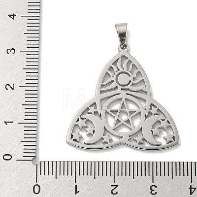 304 Stainless Steel Pendants STAS-M067-04P-1