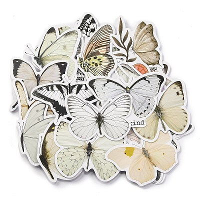 Butterfly 50Pcs Paper Scrapbook Stickers DIY-I114-01A-1