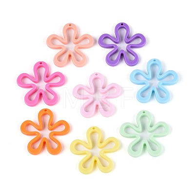Opaque Acrylic Pendants SACR-T035-22M-1