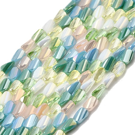 Electroplate Glass Beads EGLA-D300-01A-02-1