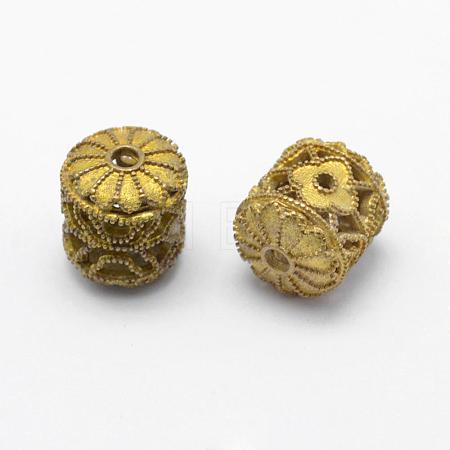 Brass Filigree Beads KK-K185-25A-RS-1