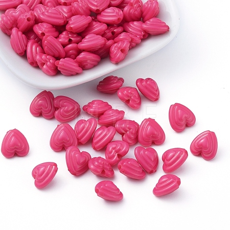 Opaque Acrylic Beads SACR-R827-04-1