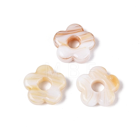 Two Tone Handmade Lampwork European Beads LAMP-N024-39-01A-1