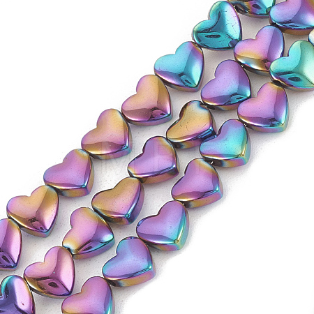 Electroplate Non-magnetic Synthetic Hematite Beads Strands G-T061-101D-1