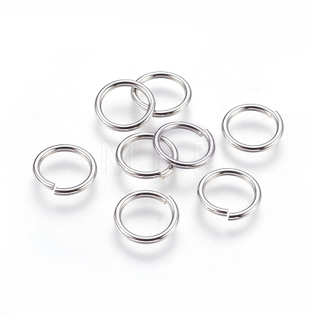Tarnish Resistant 304 Stainless Steel Saw Cut Open Jump Rings STAS-P212-24P-05-1