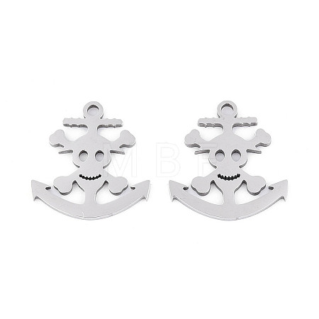 201 Stainless Steel Pendants STAS-T073-41P-1