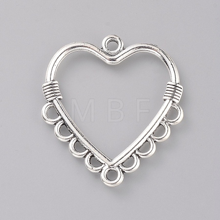Tibetan Style Zinc Alloy Chandelier Component Links PALLOY-E564-30AS-1
