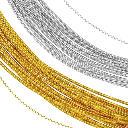 40G 2 Colors Round Copper Wire Gimp Wire CWIR-OC0001-01-1