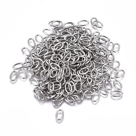 Tarnish Resistant 304 Stainless Steel Open Jump Rings STAS-F250-11P-R-1