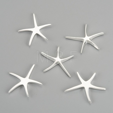 Brass Starfish/Sea Stars Pendants KK-BB11654-1