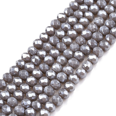 Electroplate Glass Beads Strands EGLA-A044-P2mm-A10-1