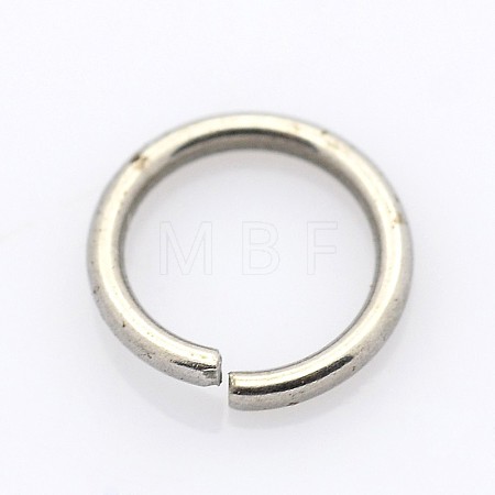 Non-Tarnish 304 Stainless Steel Open Jump Rings X-STAS-E067-04-8mm-1