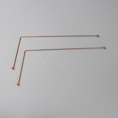 Brass Dowsing Rods for Energy Water Seeking AJEW-WH0348-118-1
