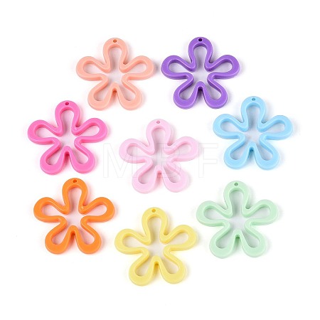 Opaque Acrylic Pendants SACR-T035-22M-1