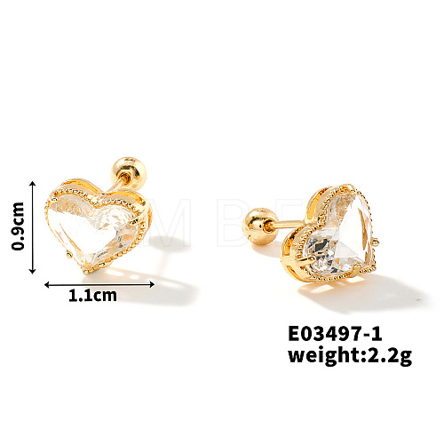 Exquisite Brass Ear Plug Gauges with Zirconia IF4519-4-1