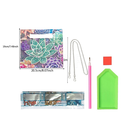 DIY Diamond Crossbody Bag Kit PW-WGF2E9D-09-1