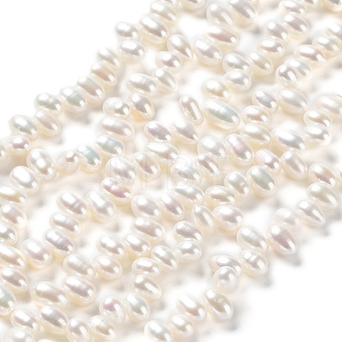 Natural Cultured Freshwater Pearl Beads Strands PEAR-E019-07-1