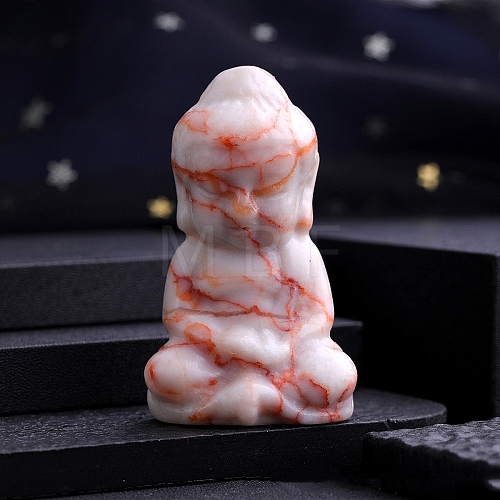 Natural Netstone Carved Buddha Statue PW-WG52812-04-1