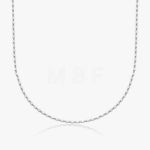 925 Sterling Silver Link Chain Necklaces EJ2248-6-1