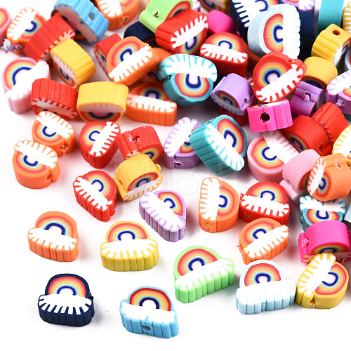 Handmade Polymer Clay Beads CLAY-N011-63-1