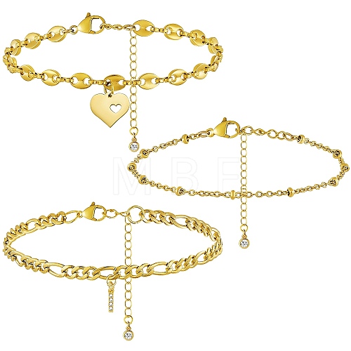 Anklets Sets AJEW-AN00383-09-1