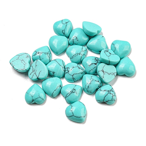 Dyed Synthetic Turquoise Cabochons G-H309-01-10-1