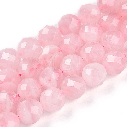 Natural Rose Quartz Beads Strands G-S345-10mm-34-1