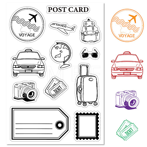 Custom PVC Plastic Clear Stamps DIY-WH0439-0046-1