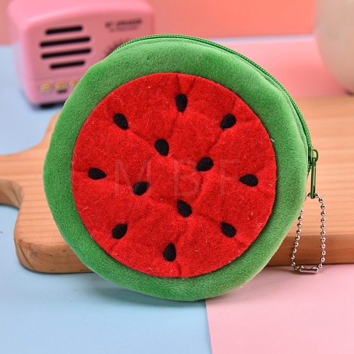 Fruit Pattern Plush Wallet Pocket KEYC-PW0008-006K-1