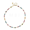 Gemstone & Natural Cultured Freshwater Pearl Beads Necklaces for Women NJEW-JN06518-01-3