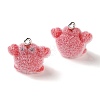 Ocean Theme Flocking Opaque Resin Pendants RE-CBA4F9B-07D-2
