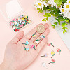 ARRICRAFT 48Pcs 12 Styles Alloy Enamel Pendants FIND-AR0004-28-4