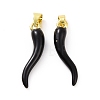 Rack Plating Brass Enamel Charms KK-C008-19G-01-1