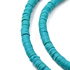 Handmade Polymer Clay Beads Strands CLAY-R089-4mm-Q107-3