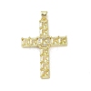 Real 18K Gold Plated Brass Micro Pave Cubic Zirconia Pendants KK-A209-24G-2