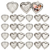   20Pcs 304 Stainless Steel Locket Pendants STAS-PH0005-68-1