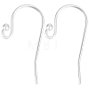 Beebeecraft 5 Pairs 925 Sterling Silver Earring Hooks STER-BBC0006-25S-1