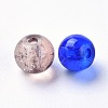 Baking Painted Crackle Glass Beads DGLA-X0006-6mm-04-3