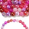 50Pcs 15 Styles Resin Rhinestone & Acrylic Beads Findings Kits DIY-CJ0003-30-8